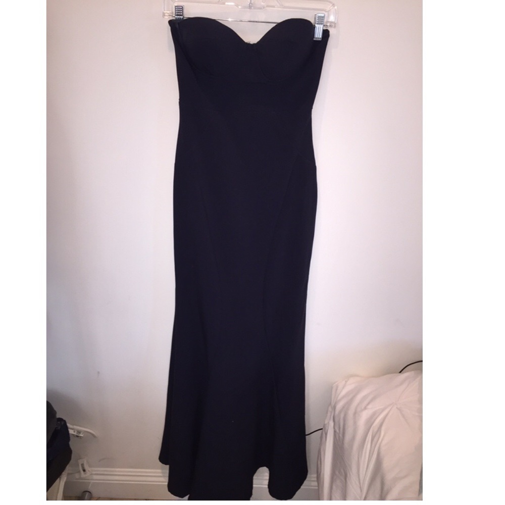 Navy Sweetheart Prom Dress